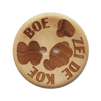 Houten knoop Boe zei de koe 30mm 2 stk van DURABLE 020.1134