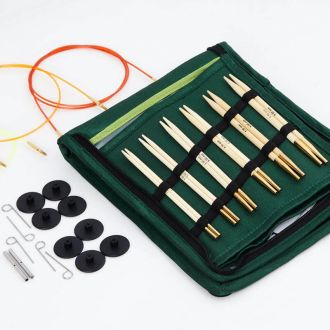 Bamboo verwisselbare breinaalden set van knitpro 103.22542