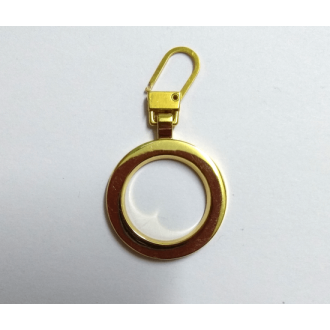 Runnerhanger goudkleurig rond 50mm van UNION KNOPF 58361