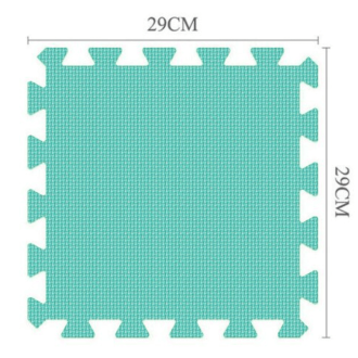 Knit blocking matten mint 9 stuks