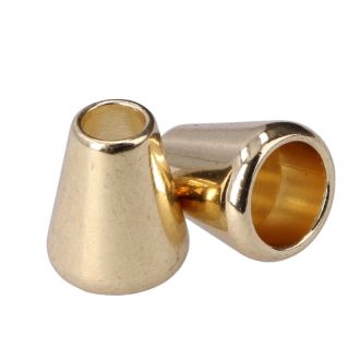 Koordeinde kegel Goud 5mm MT018964