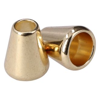 Koordeinde kegel Goud 6mm MT018965