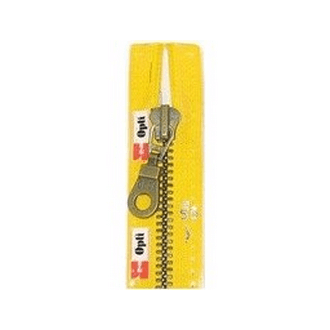 40cm deelbare rits metaal antik bronskleurig M60 van OPTI 001.8881.40