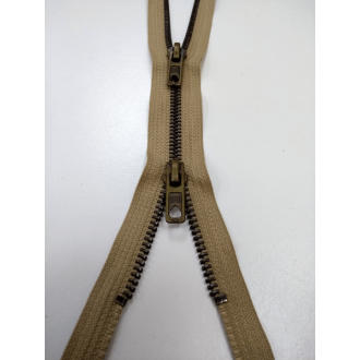 60 cm dubbel deelbare metalen bronzen rits van OPTI M60 	001.1809.60
