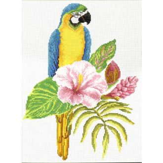 Hibiscus Masaw voorbedrukt borduurpakket STITCHCOMPANY nw-nc440-098