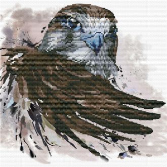 Voorbedrukt borduurpakket FALCON SALUTE nw-nc450-040 