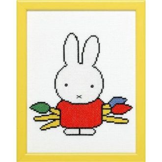 Borduurpakket Nijntje met kwasten 13x17cm van PAKO 076.211609