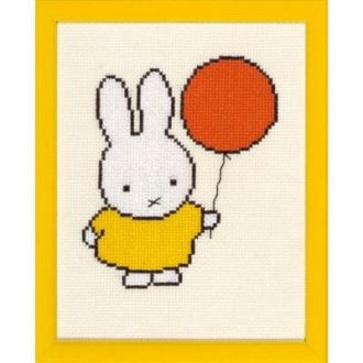 Borduurpakket Nijntje met ballon 13x17cm van PAKO 076.211602