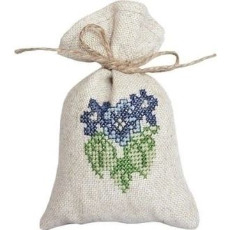 Kruidenzakje borduurkit Flower STITCHCOMPANY ls-pm1214