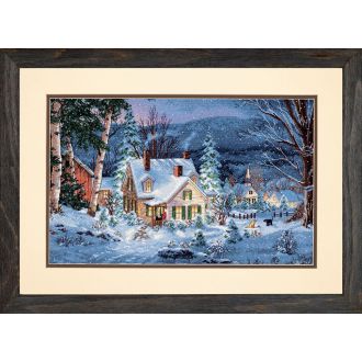 WINTER'S HUSH telpakket borduurpakket van VERACHTERT PN-0174014