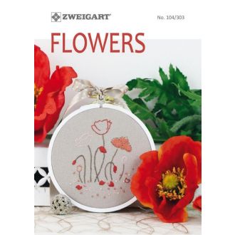 Borduurideeën nr. 303 Flowers boekje ZWEIGART PN-0182541