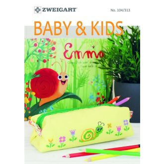 Baby & kids borduurideeënboekje nr. 104/313 van ZWEIGART pn-0186617