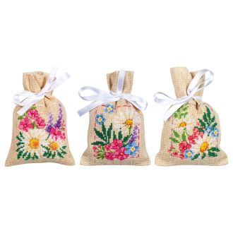 Lentebloemen kruidenzakje set van 3 van VERVACO PN-0196584