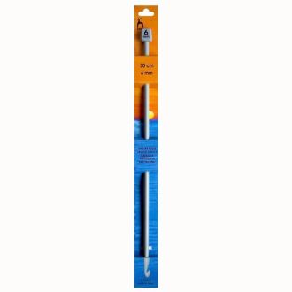 Tunische haaknaald 6mm 30cm van PONY 073.43613