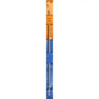 Dubbelzijdige tunische haaknaald 6mm 35cm van PONY 073.43913