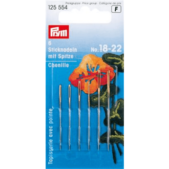 Borduurnaalden met punt no.18-22 van PRYM 022.125554