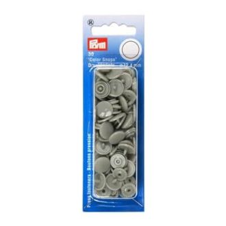 Colorsnaps drukknopen 12,4mm grijs van PRYM 022.393124
