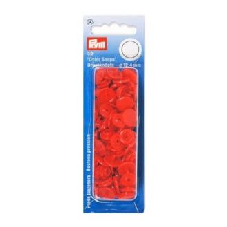 Colorsnaps drukknopen 12,4mm licht rood van PRYM 022.393101