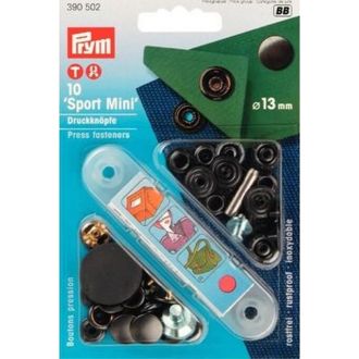 Drukknopen 13mm bronskleurig van PRYM 022.390502