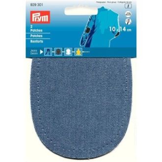 Elleboogstukken jeans 10x14cm van PRYM 033.929301