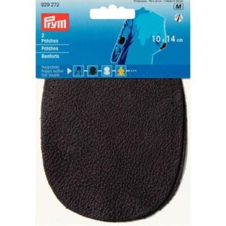 Elleboogstukken nappa leer van PRYM 033.929272