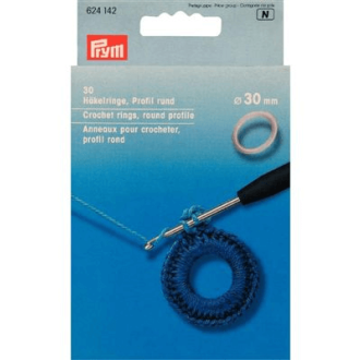Haakringen 30mm 30stuks van PRYM 022.624142