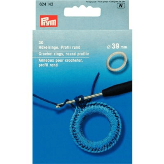 Haakringen 39mm 30stuks van PRYM 022.624143