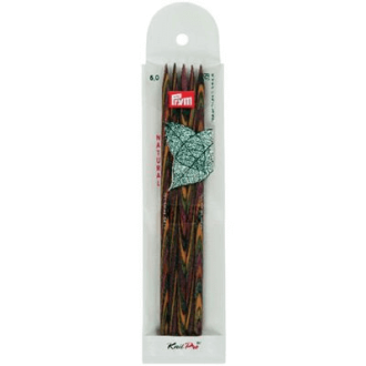 Kousenbreinaalden 6mm 20cm hout Natural Knit Pro van PRYM 022.223148