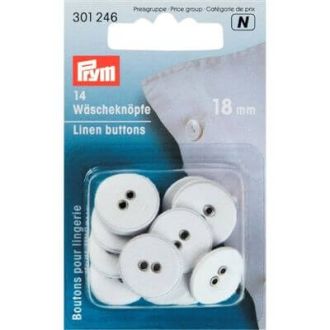 Linnen knopen 18mm van PRYM 022.301246