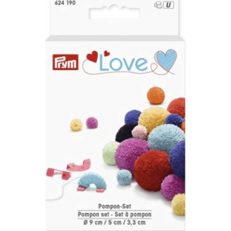 Pompon maker set 3,3cm, 5cm, 9cm van PRYM 022.624190