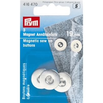 Magneetknopen 19mm van PRYM 022.416470
