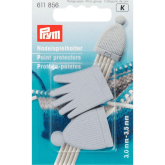 Puntenbeschermers muts en handschoen grijs van PRYM 022.611856