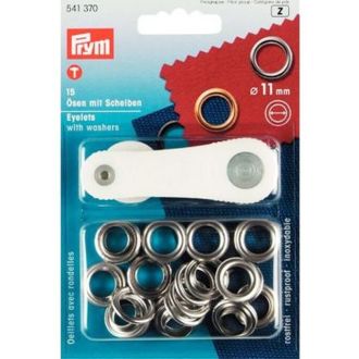 Nestelringen 11 mm zilver van PRYM 022.541370