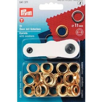 Nestelringen 11 mm goudkleurig van PRYM 022.541371