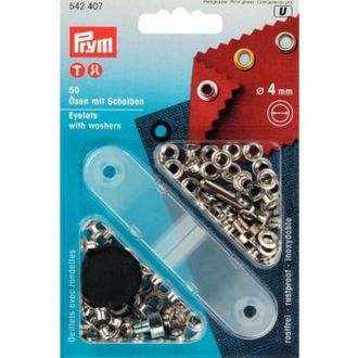 Nestelringen 4 mm zilver van PRYM 022.542407