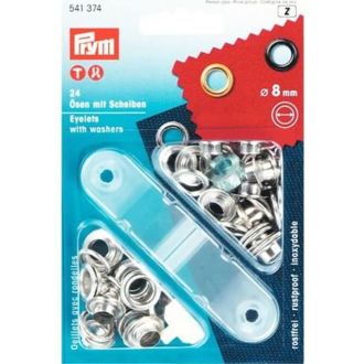 Nestelringen 8 mm zilver van PRYM 022.541374