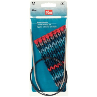 Rondbreinaalden 3mm 80cm aluminium van PRYM 022.211234