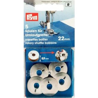 Spoeltjes voor de naaimachine 22mm van PRYM 	022.611352