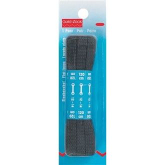 Paar veters zwart 120cm van PRYM 033.974730