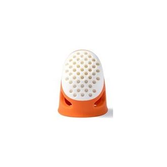 Ergonomische vingerhoed maat S oranje van PRYM 022.431135