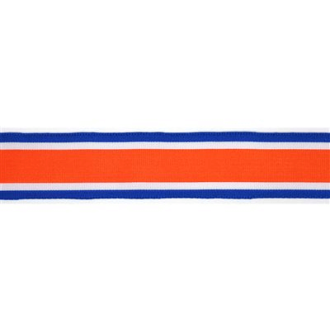 Koningslint blauw oranje 25mm van RESTYLE 018.7529.25