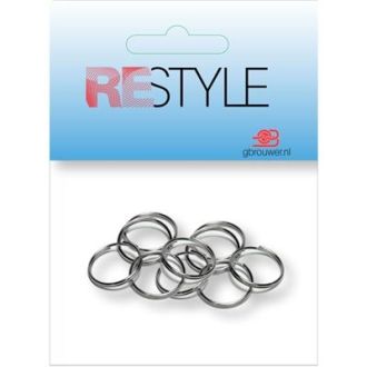 Metalen sleutelringen 12mm van RESTYLE 015.15400.12