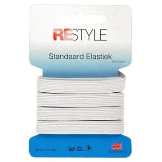 Standaard elastiek 10mm 3m van RESTYLE 015.31501