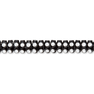 Imitatie kristal koord 8mm van UNION KNOPF 5106