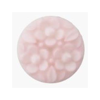 Knoop met bloemen licht roze van UNION KNOPF 453920 kleur 46