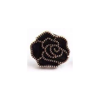 Rose-1 broche pin