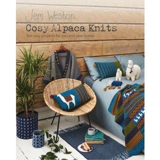 Cosy Alpaca Knits breiboek met home decor van ROWAN 097.46.626614