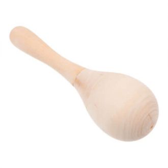 Houten samba rammelaar