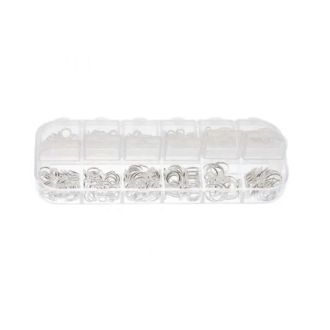 Set - Buigringen (4 - 10 mm x 0.6 - 1 mm) Zilver (1000 stuks) van DB T389