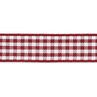 Geruit polyester lint van UNION KNOPF 1052